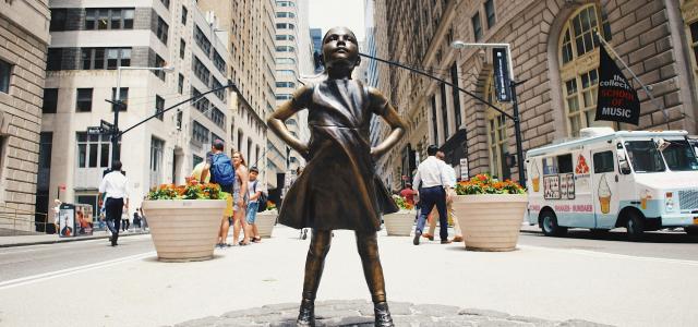 girl statue by Robert Bye courtesy of Unsplash.